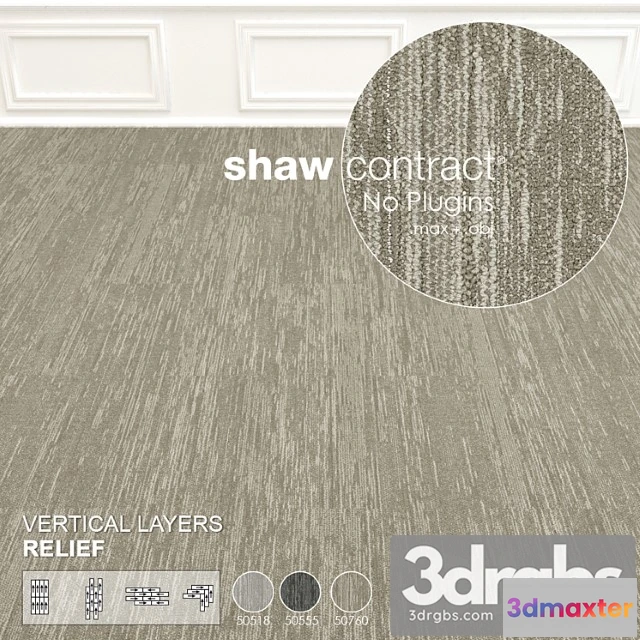1017456 - Shaw carpet vertical layers wall to wall floor no 4