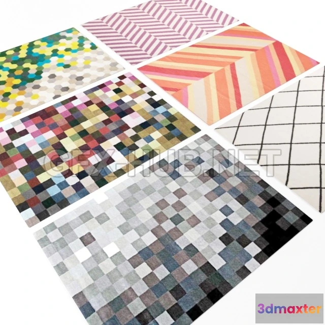 1077574 - Colored Carpets (maxfbx) - 211131