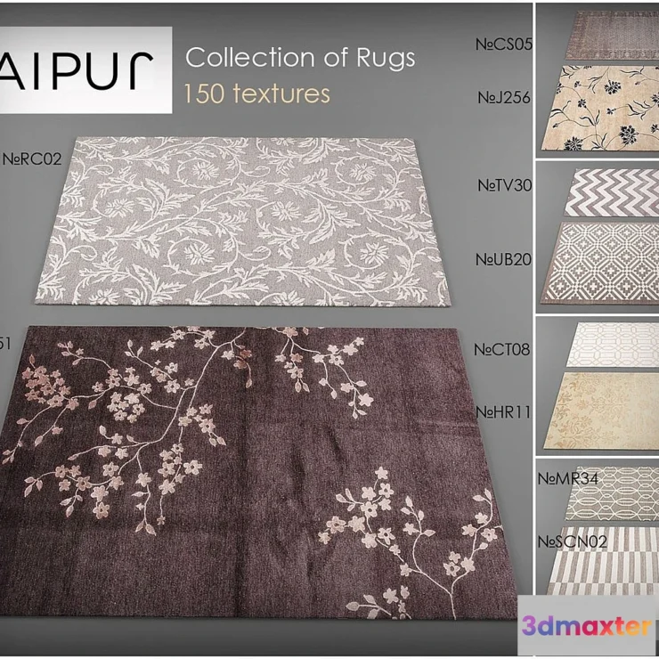 1268356 - Collection Carpet Jaipur № 3 3D Max