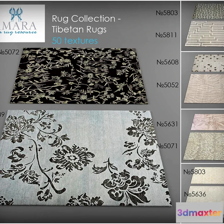 1268733 - Amara Rug Collection - Tibetan Rugs 3D Max