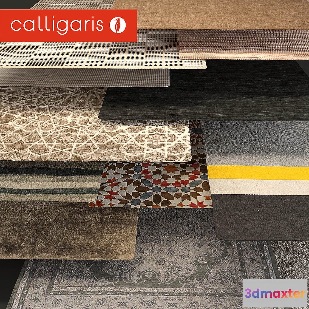 1277098 - Calligaris rugs 3D Max