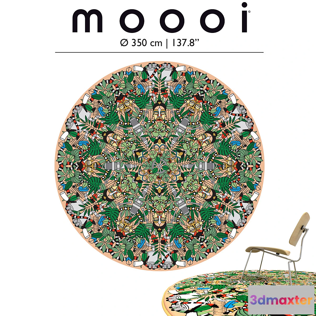 1279424 - l `afrique carpet by moooi 3D Max