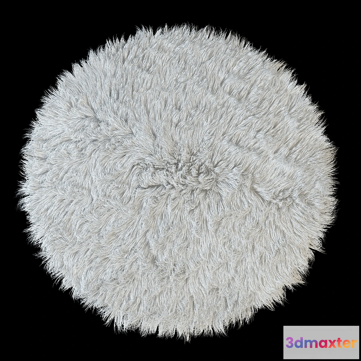 1279788 - Carpet round Flokati 3D Max