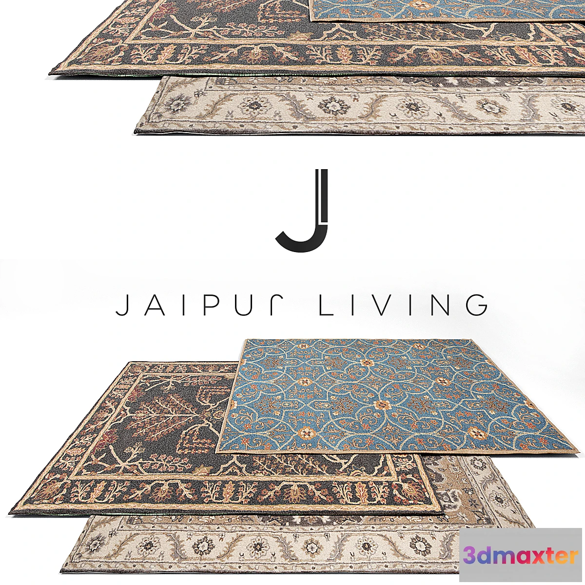 1284250 - Jaipur Living Classic Rug Set 10 3D Max