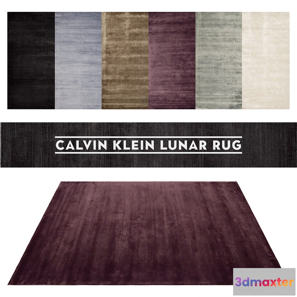 1284792 - CALVIN KLEIN LUNAR RUG 3D Max