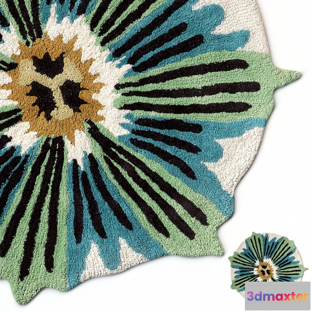 1285082 - Rug Missoni Home Anemones Sofia Bath Rug V3 3D Max