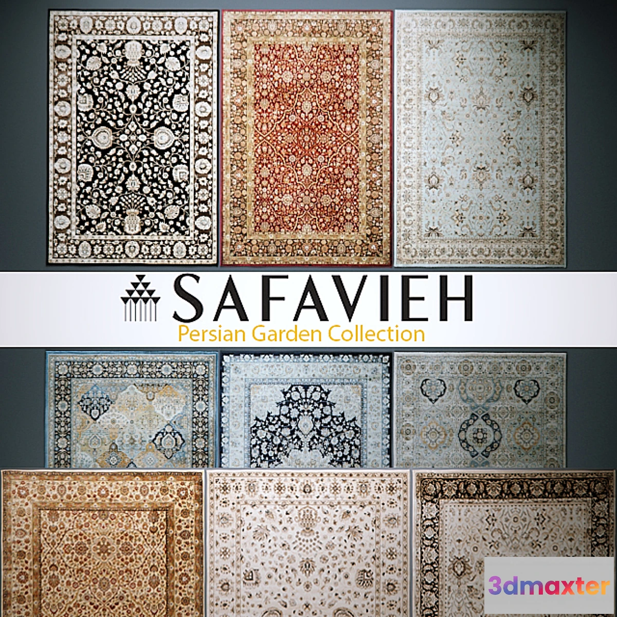 1286964 - Safavieh Persian Garden Collection 3D Max