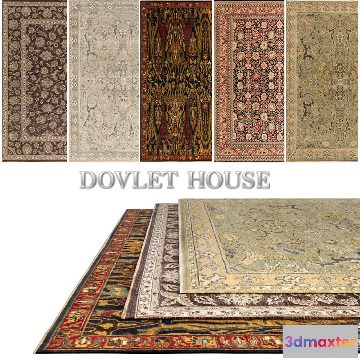 1297249 - Carpets DOVLET HOUSE 5 pieces (part 213) 3D Max