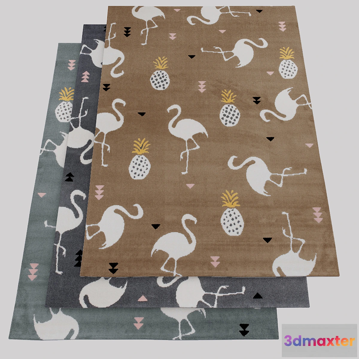 1299616 - Rags Dywan Flamingo Xeno 3D Max