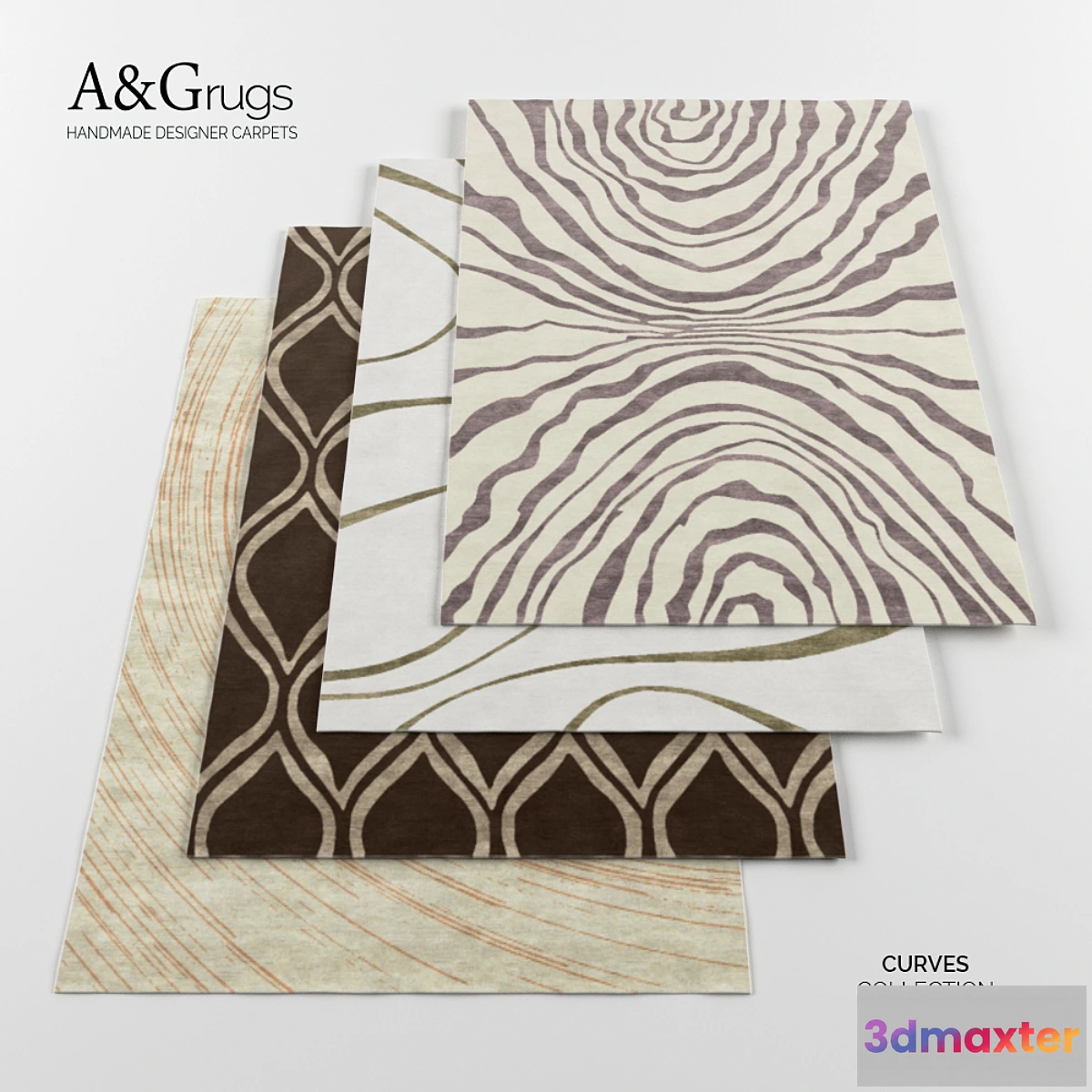1301828 - (OM) Carpets A & G Rugs - Curves collection (part 2) 3D Max