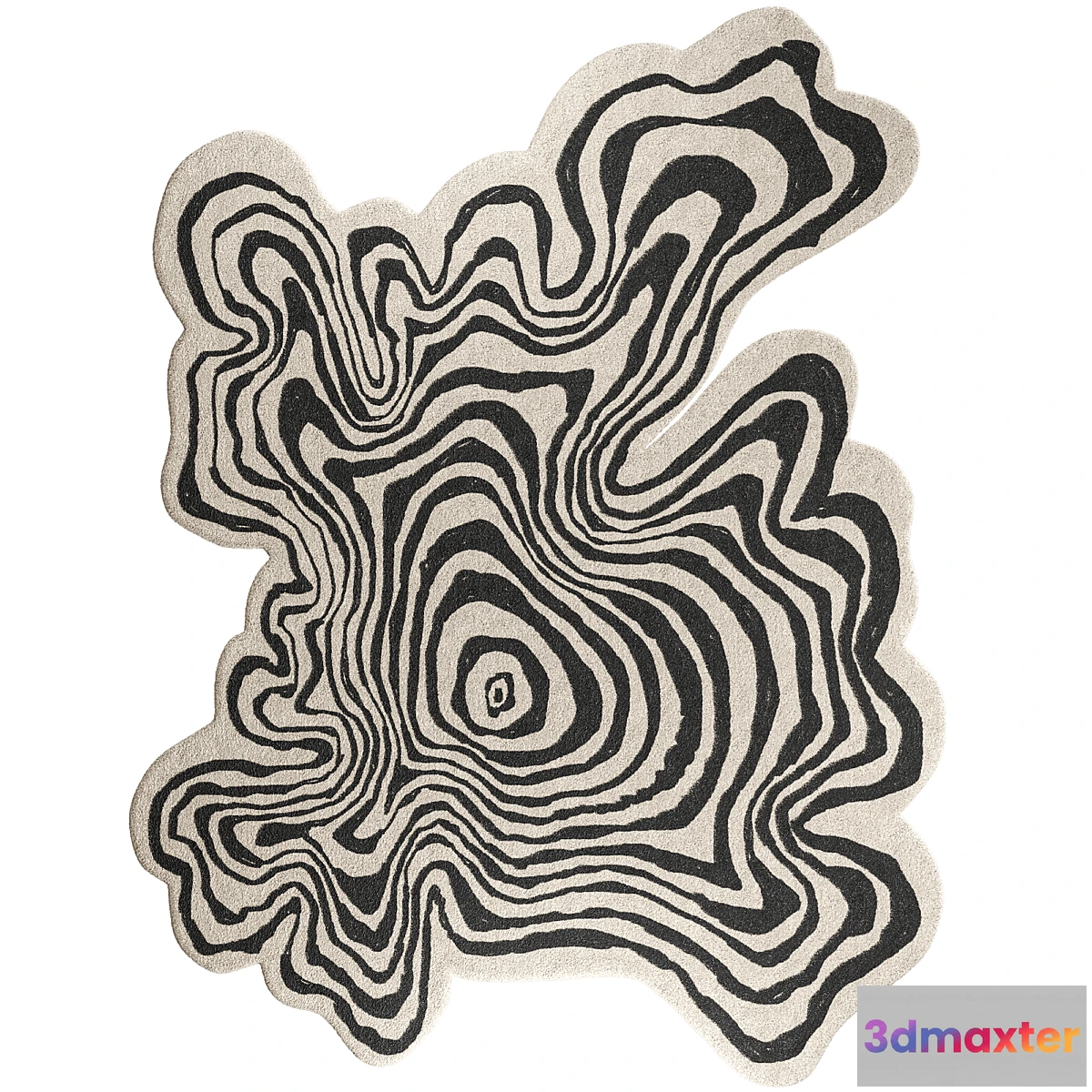 1302722 - Naz Carpet Irregular Shaped Throw Rug - No.2 3D Max