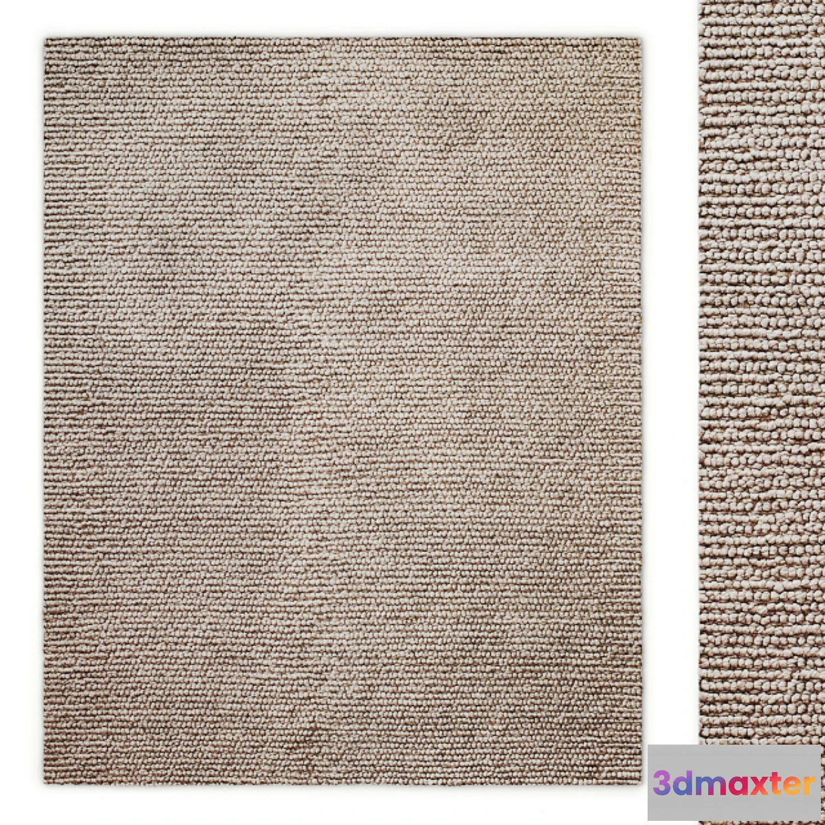 1302779 - Popcorn Loop Handwoven Rug RH 3D Max