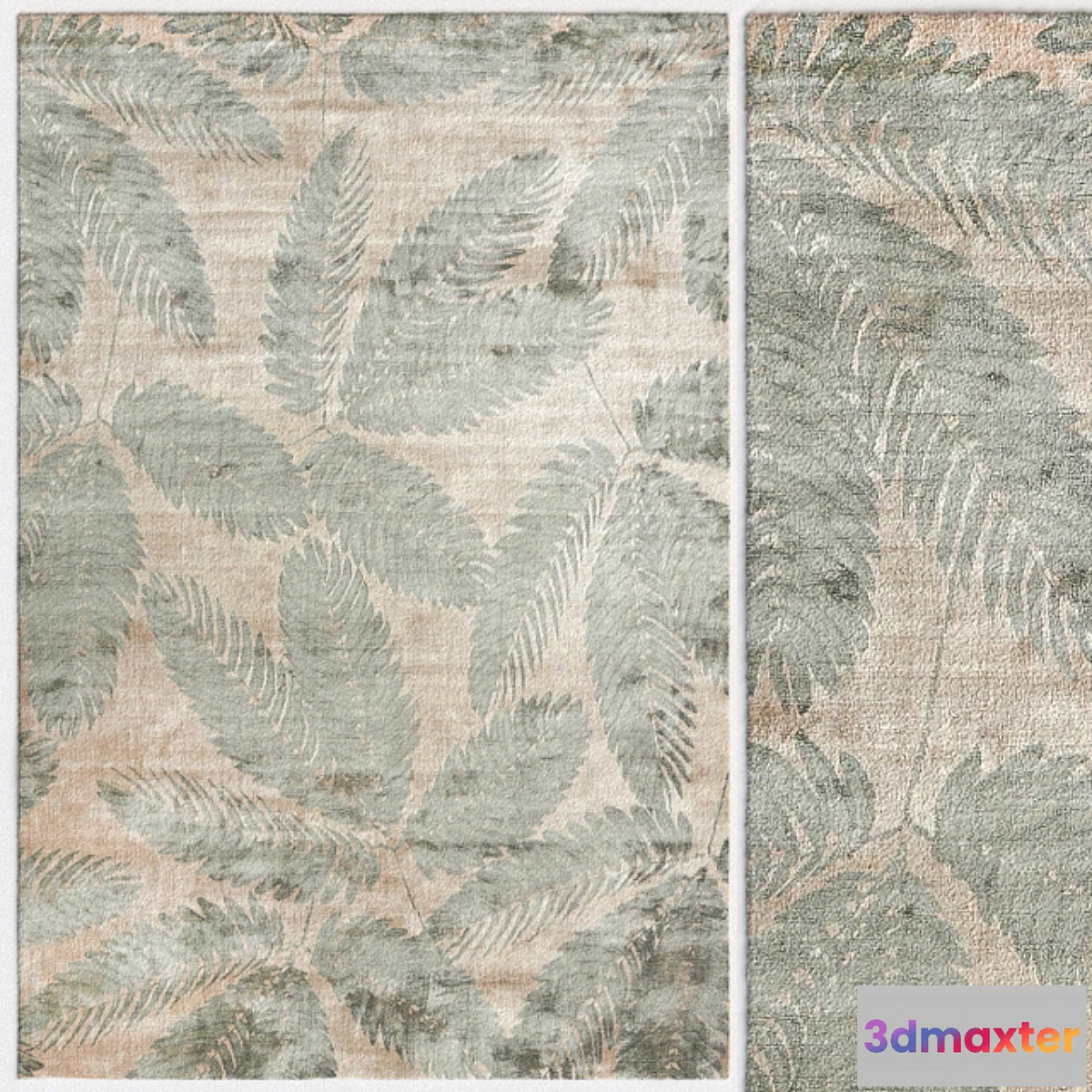 1303411 - Carpet Linie Design AMBROSIA LEAF Rug 3D Max