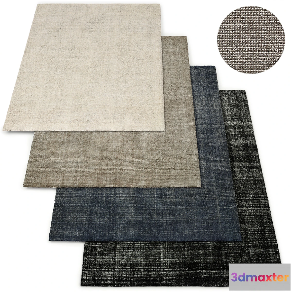 1305882 - Izar Performance Handwoven Rug Collection Restoration Hardware 3D Max