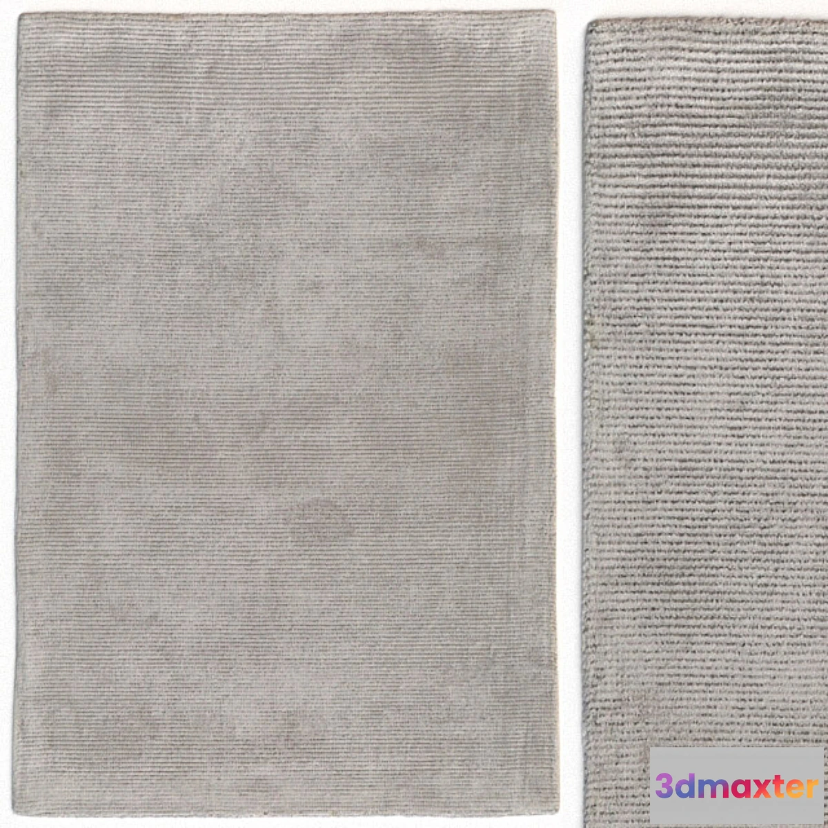 1307528 - Carpet Benuta Lines Viscose Grey Rug 3D Max
