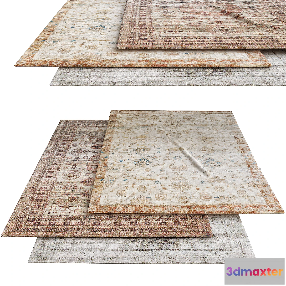 1308841 - Loloi Rugs AF-03 CHAMPAGNE 3D Max