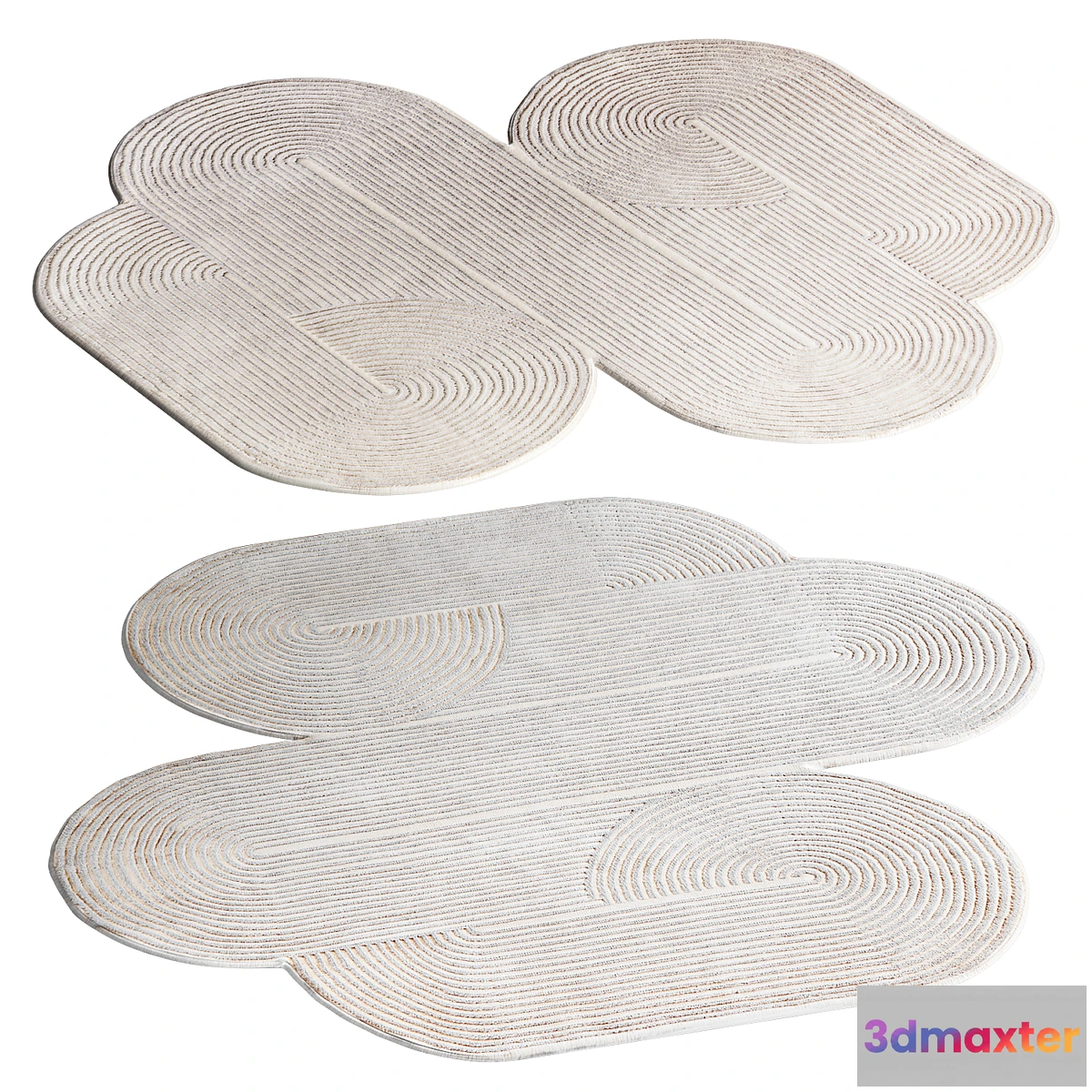 1309555 - Hand Knotted Loop Rug by Hatsu 3D Max