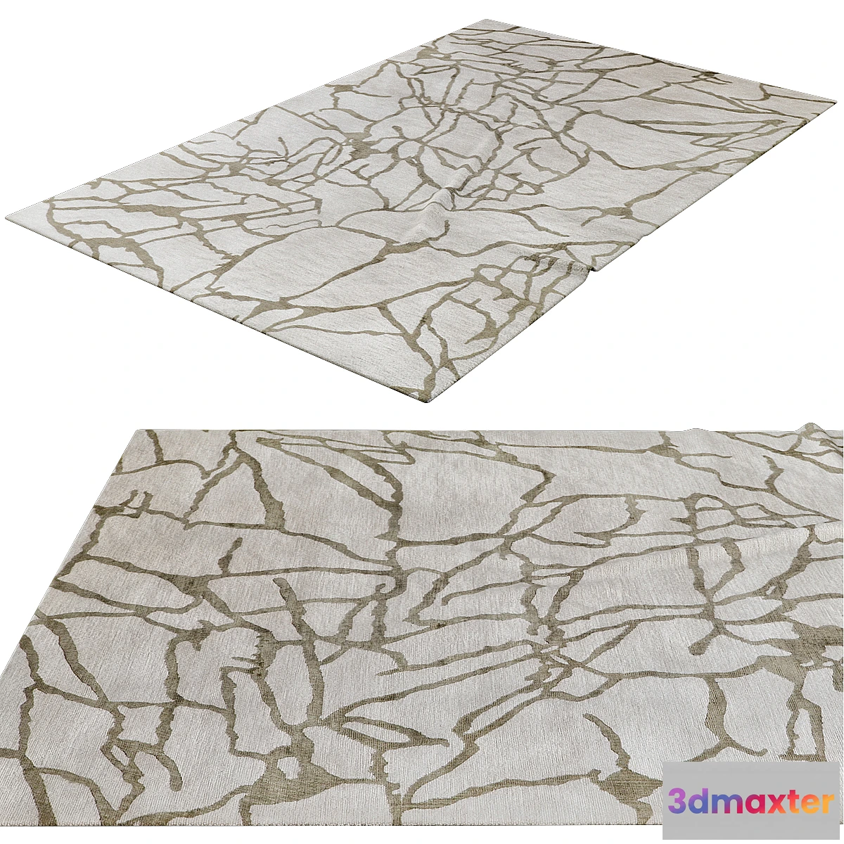 1309888 - Tracery Rug by Kelly Wearstler - THE RUG COMPANY 3D Max