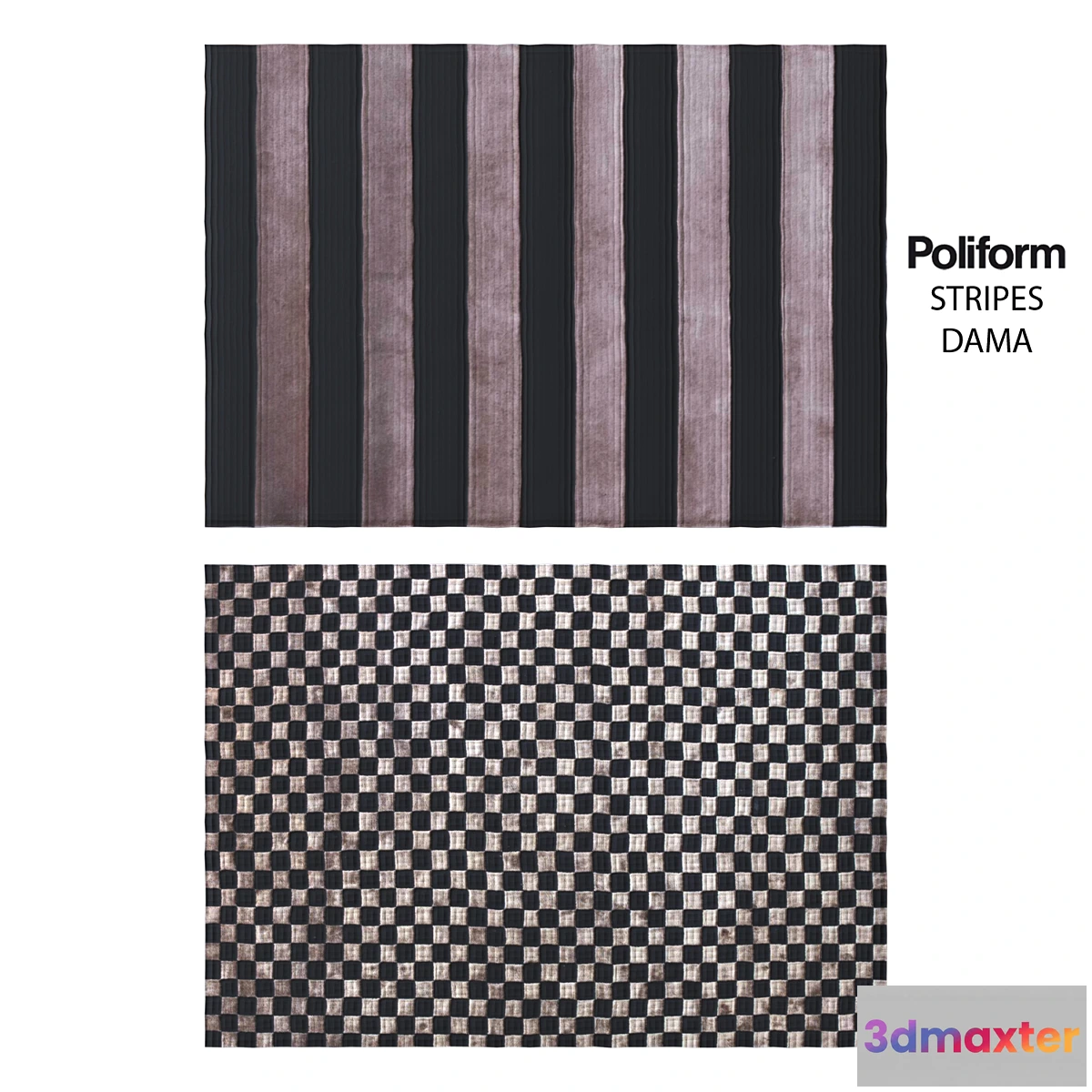 1312935 - POLIFORM CARPETS DAMA STRIPES 3D Max