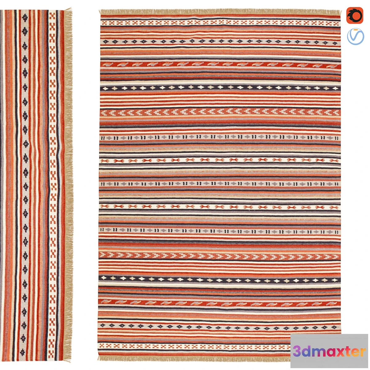 1313270 - IKEA rug KATTRUP 3D Max