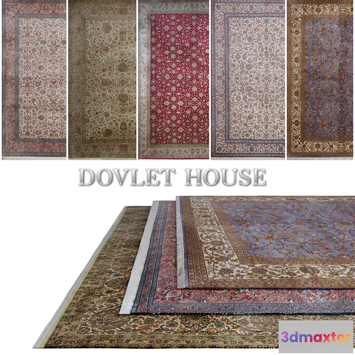 1314955 - carpet DOVLET HOUSE Carpets 5 pieces (part 89) 3D Max
