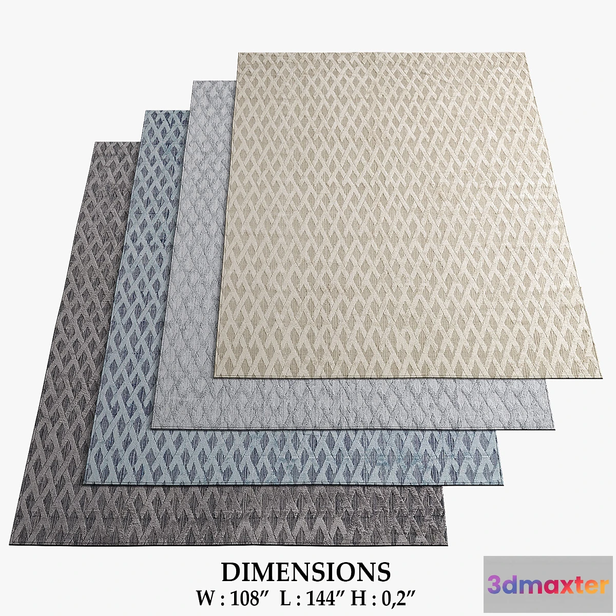 1316655 - Restoration Hardware Rugs_122 3D Max