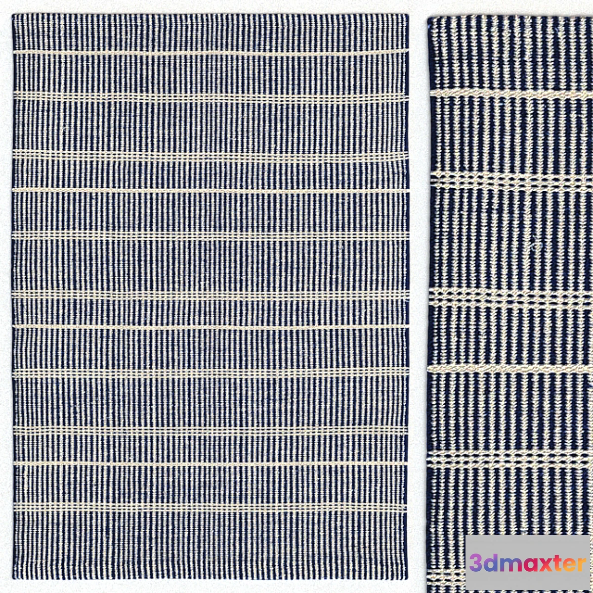 1322700 - Dash & Albert Samson Navy Rug Carpet 3D Max