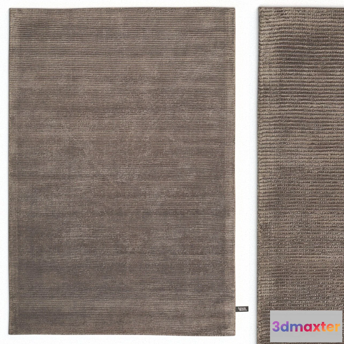 1323186 - Carpet Benuta Lines Viscose Brown Rug 3D Max