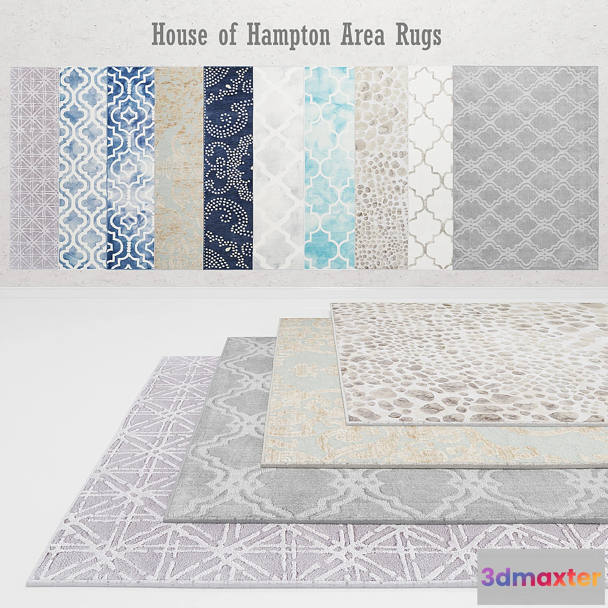 1323474 - House of Hampton Area Rugs 3D Max
