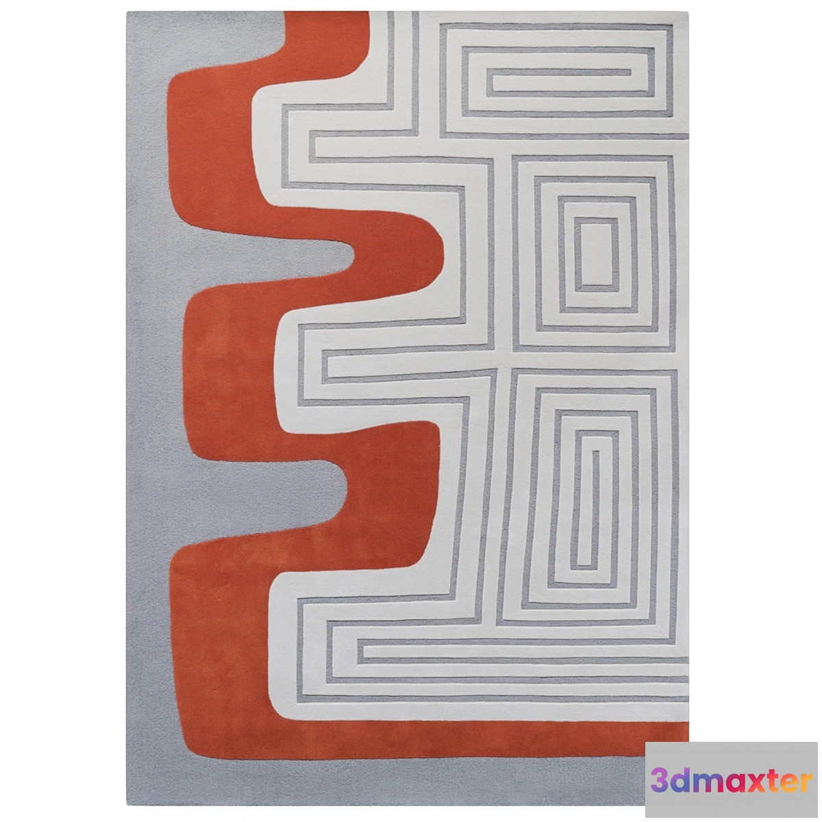 1325170 - Meander Rug by Dare to Rug 3D Max