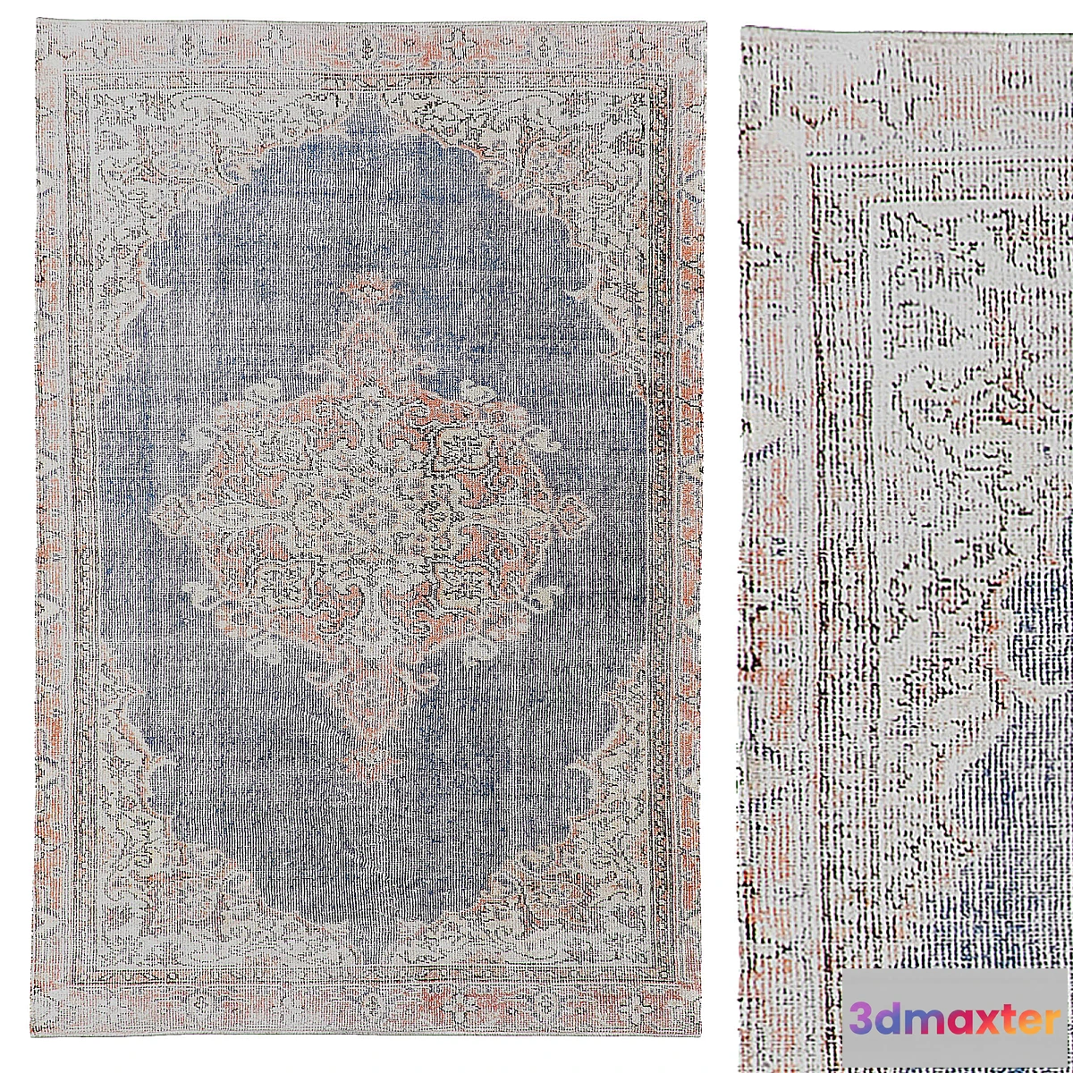 1329634 - Carpet Urban Outfitters Stella Printed Rug 3D Max