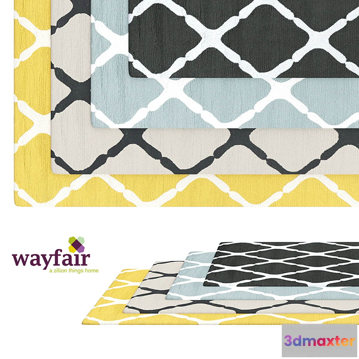 1331796 - Wayfair_carpets 3D Max