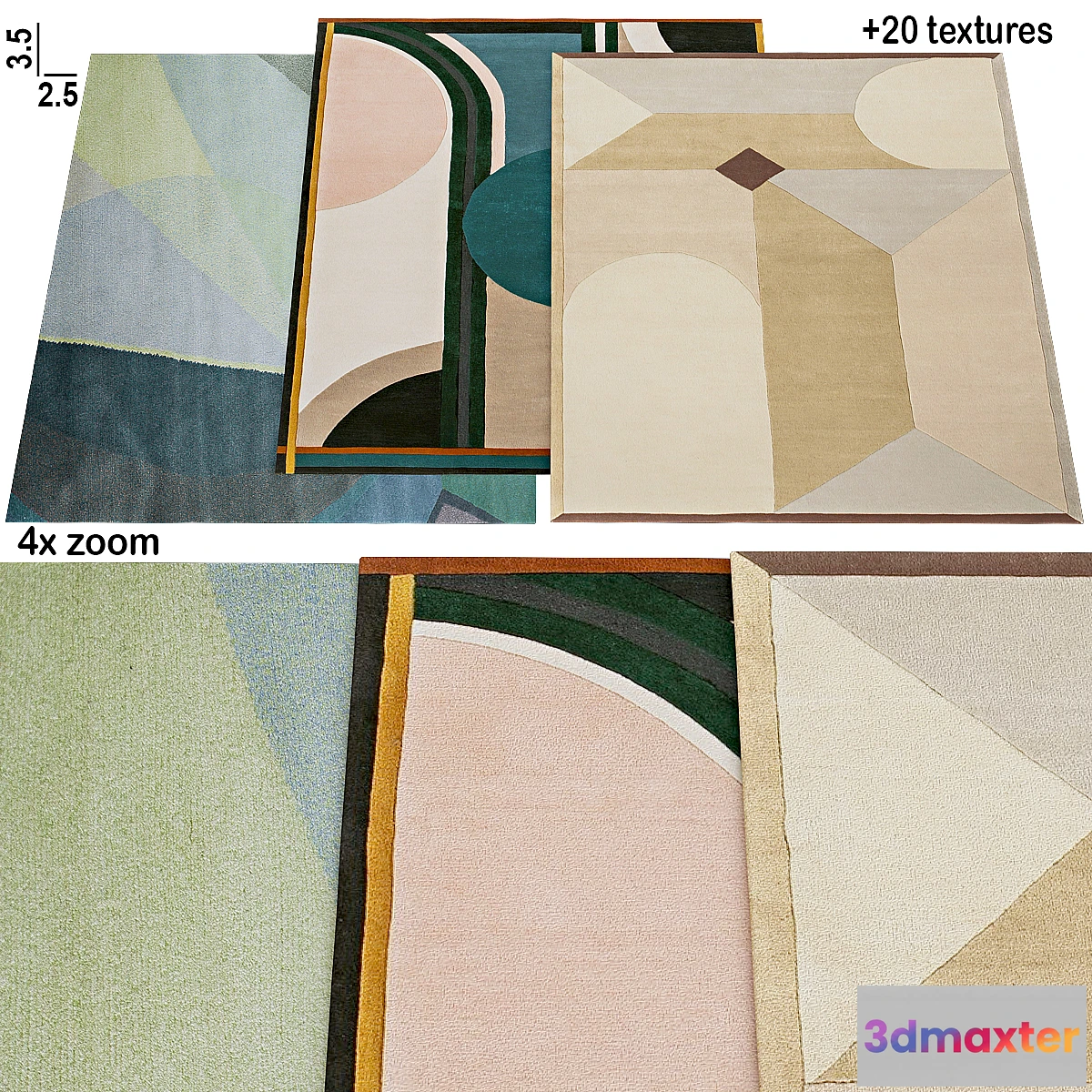 1336846 - Carpet collection  No. 034 3D Max