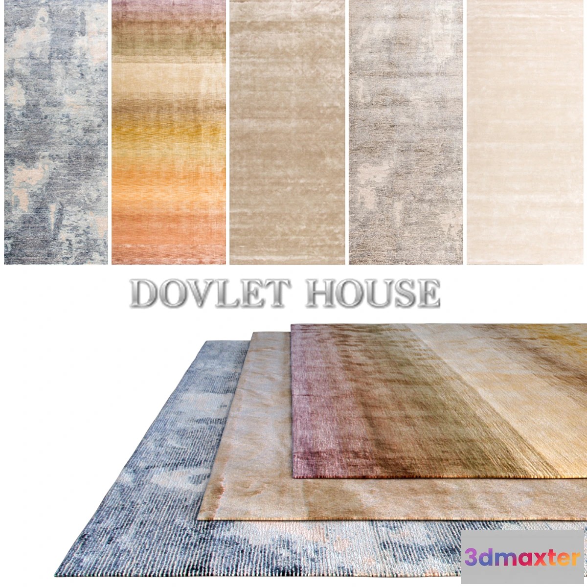 1345613 - Carpets DOVLET HOUSE 5 pieces (part 245) 3D Max