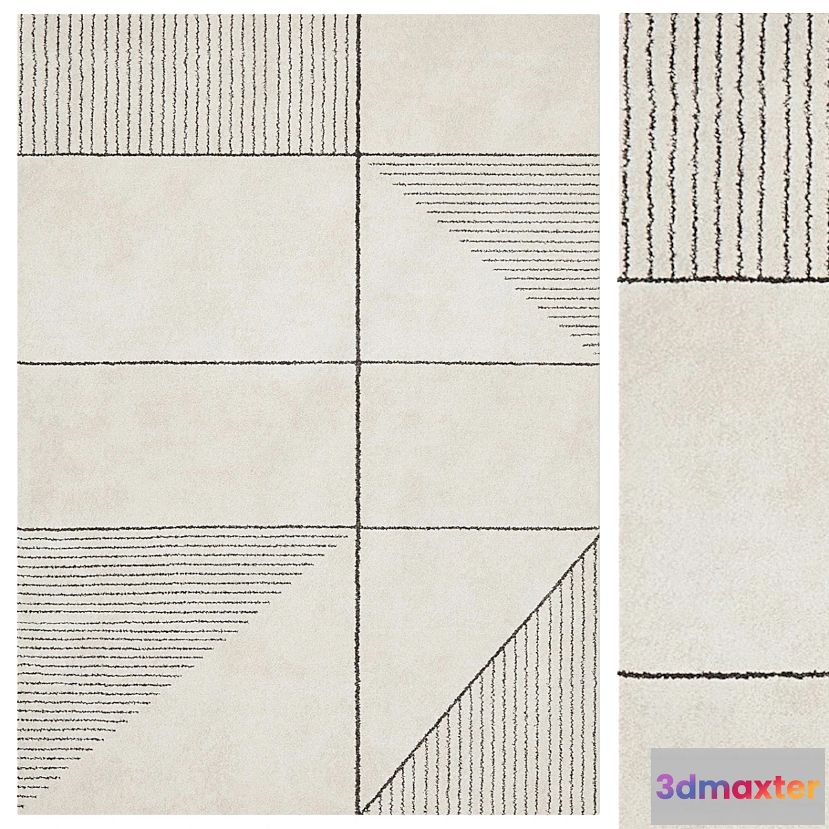 1345941 - Winthorpe modern rug 3D Max