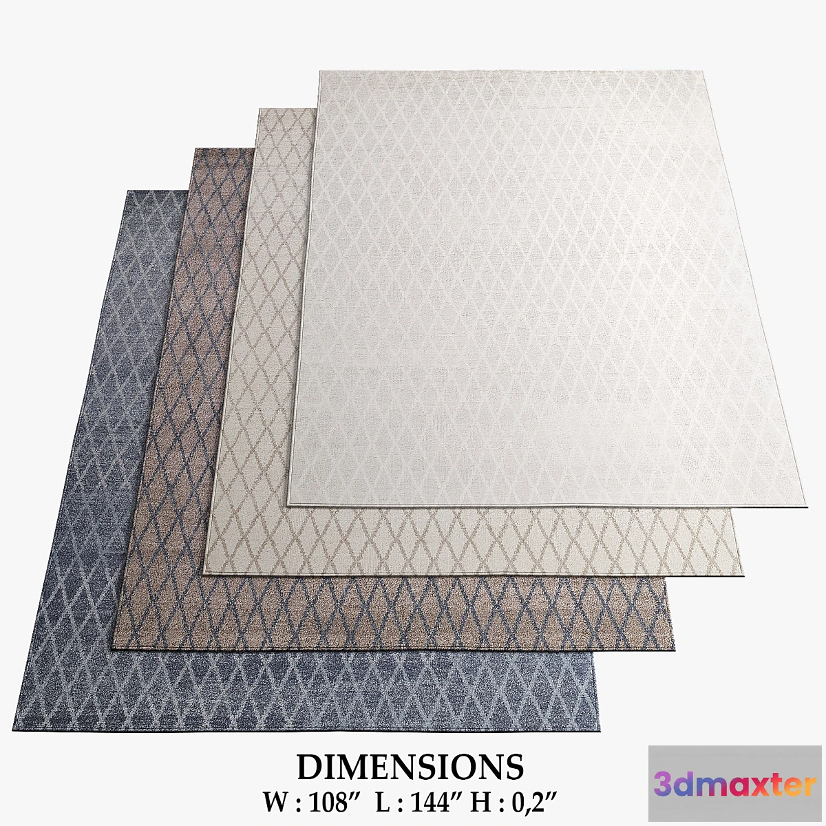 1346900 - Restoration Hardware Rugs_129 3D Max