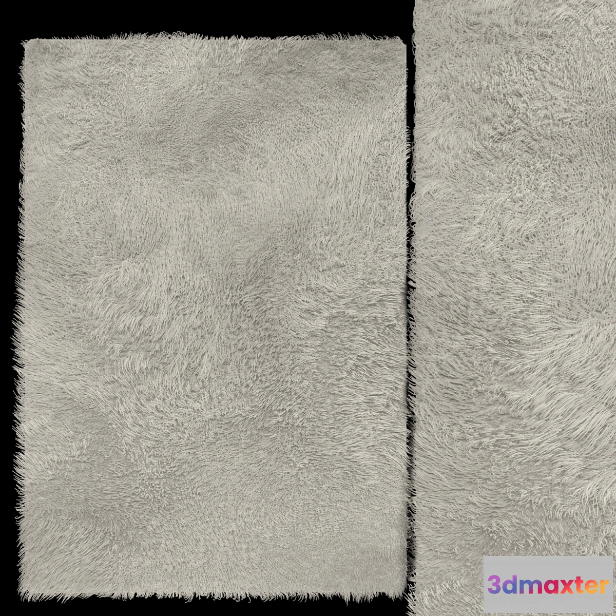 1348470 - White fur rug 3D Max
