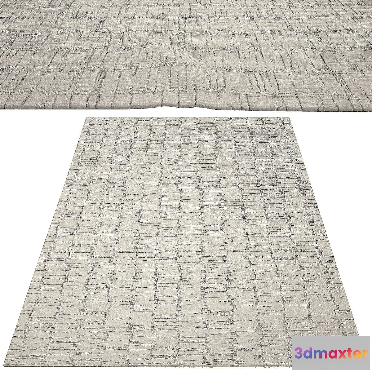 1348590 - Oscillo Hand-Knotted Rug from Rh 3D Max