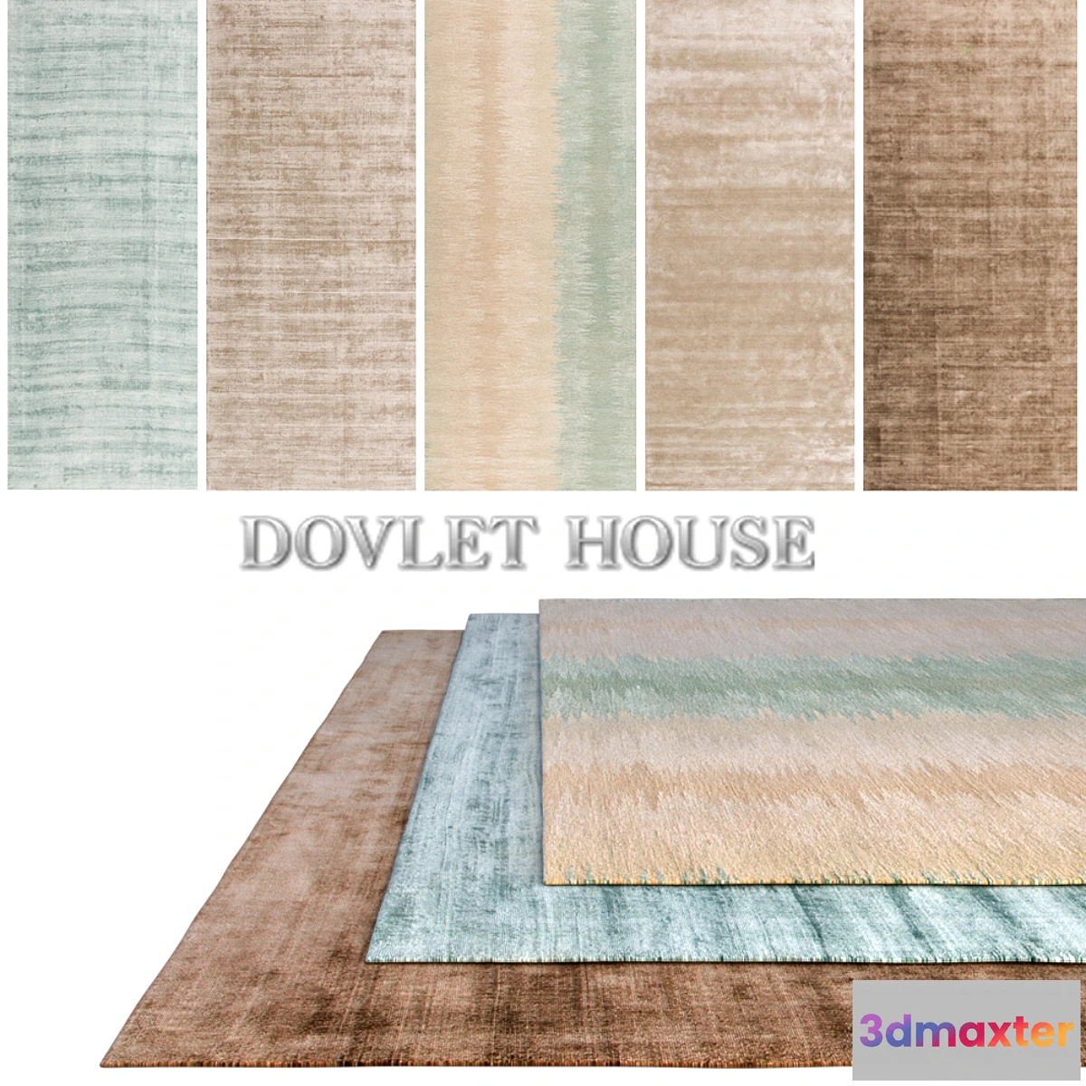 1350543 - Carpets DOVLET HOUSE 5 pieces (part 246) 3D Max