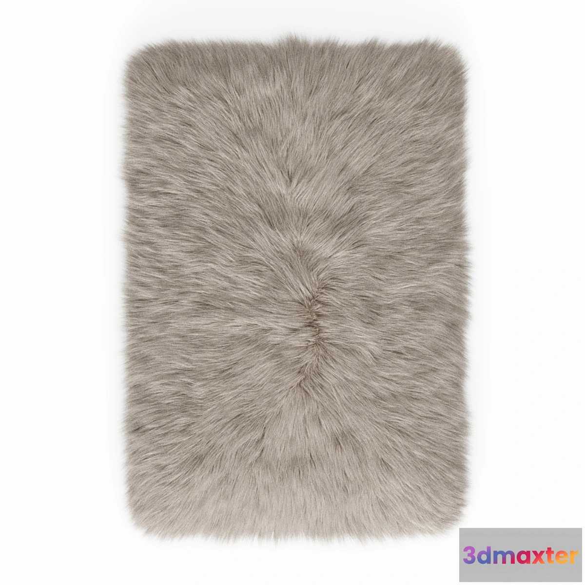 1351141 - Fluffy rug with long fur 3D Max