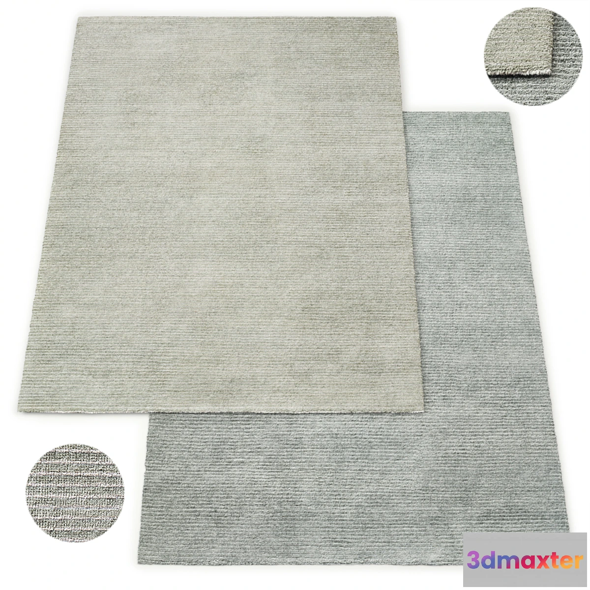 1352993 - Akkat Performance Hand-Knotted Rug Restoration Hardware 3D Max