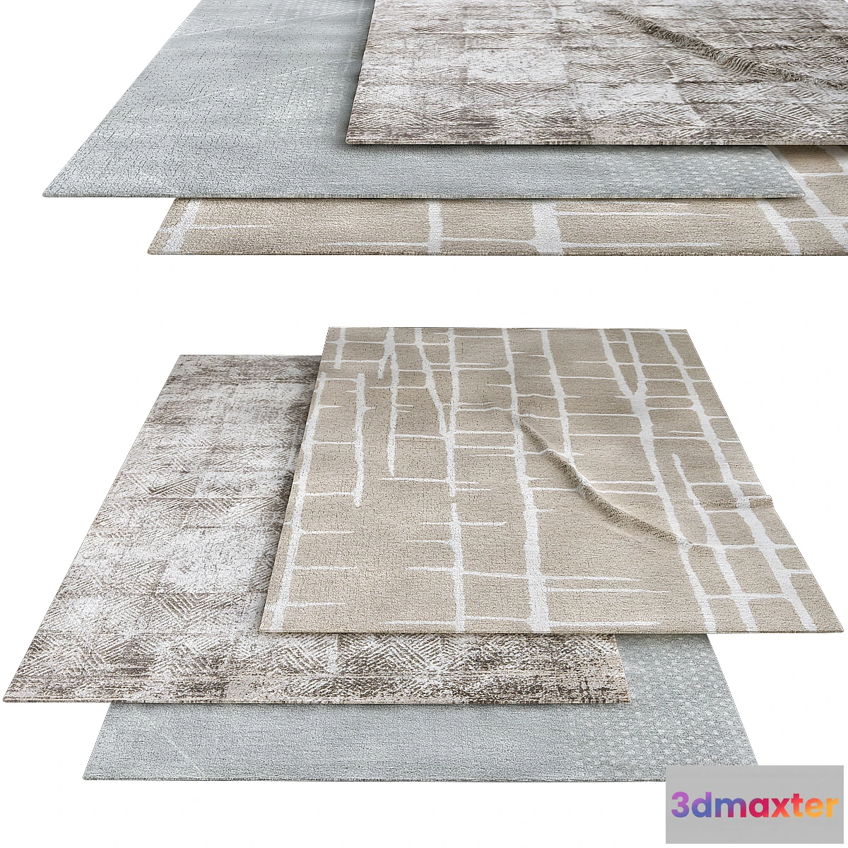 1353001 - Jaipur Hollis Seychelles Area Rug 3D Max