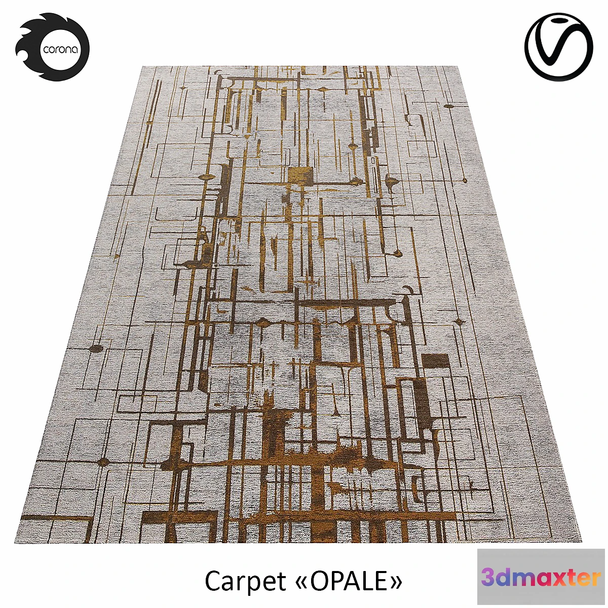 1355240 - Belgian viscose carpet “OPALE” 3D Max