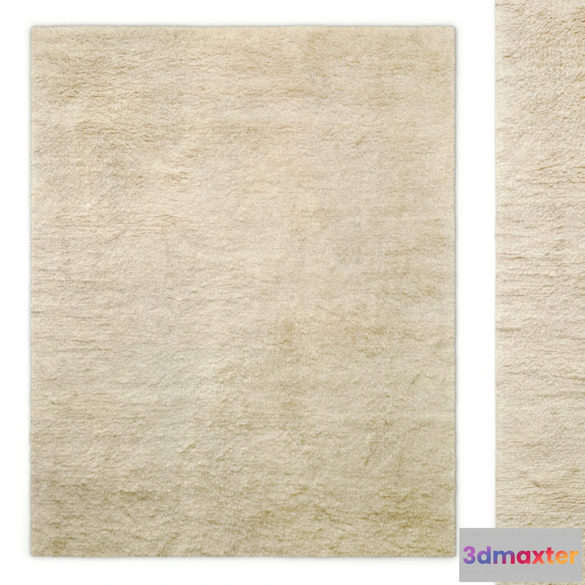 1355973 - Lumina Wool Shag Rug RH 3D Max