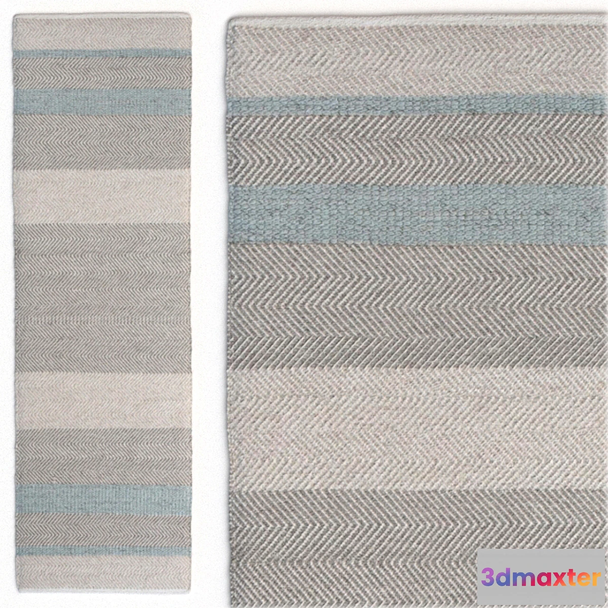 1395638 - Carpet Linie Design Norwich Gray Rug 3D Max