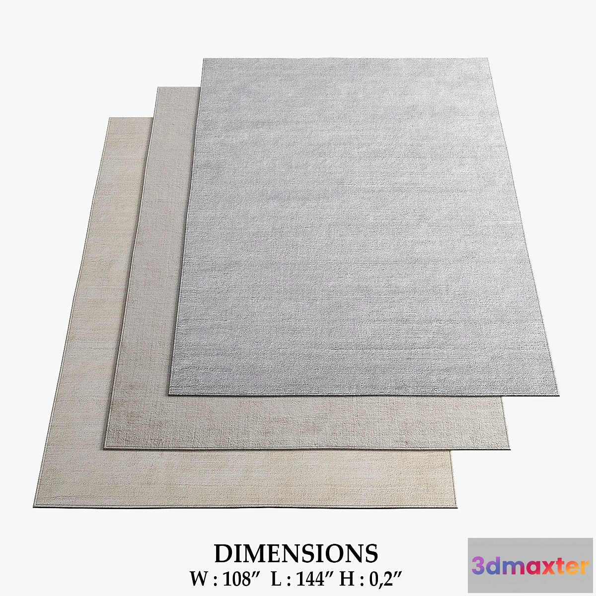 1400552 - Restoration Hardware Rugs_70 3D Max