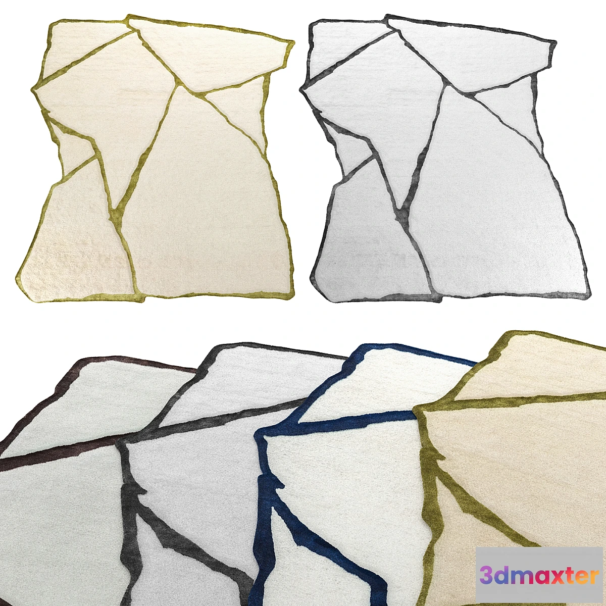 1401906 - Carpet set 4 in 1 CERAMIC 3D Max