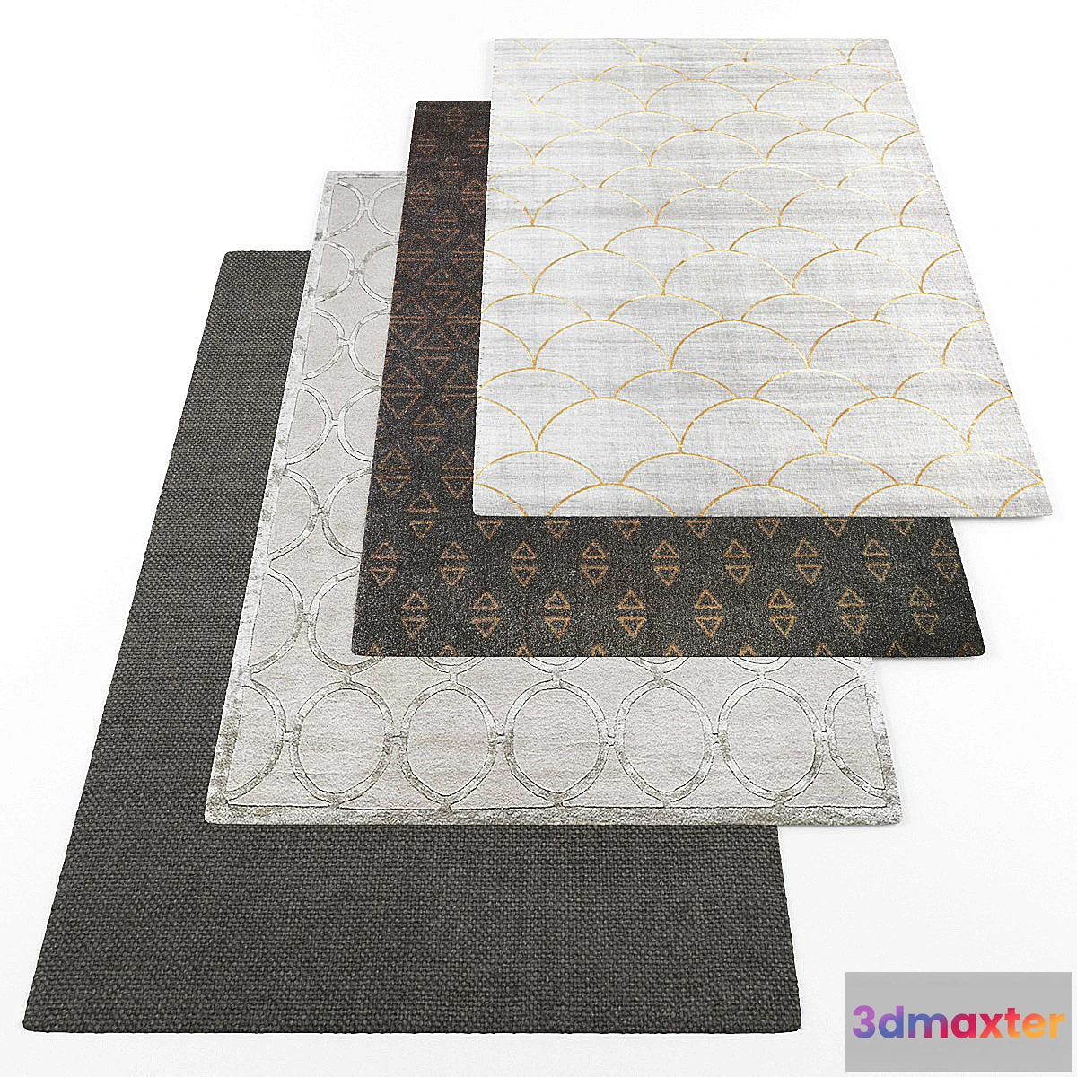 1402400 - Rugs set233 3D Max