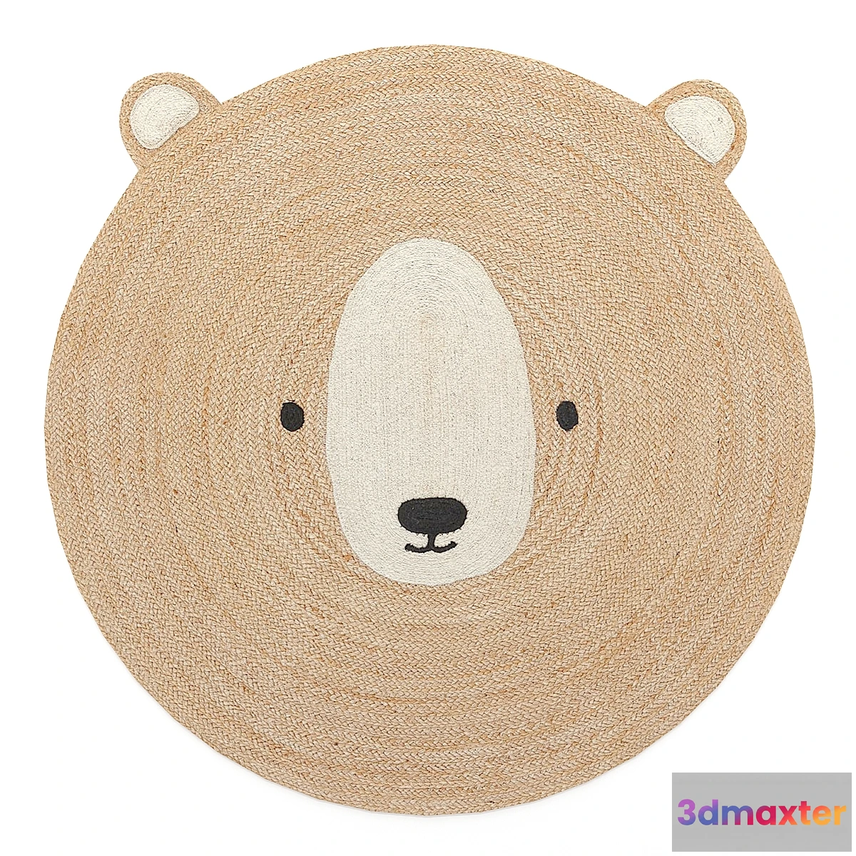 1403694 - Round jute rug HM 3D Max