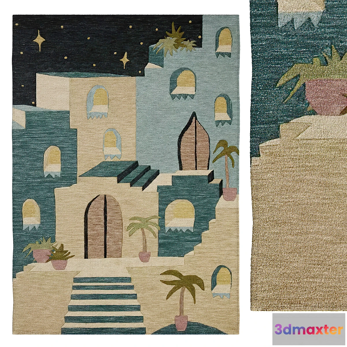 1405074 - Justina Blakeney X Loloi Villagio Rug 3D Max